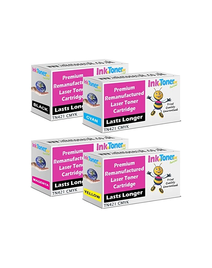 PEACH PT793 Brother TN-421, Multi-Pack, PT793 4 toner cartridges główny