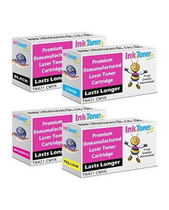 PEACH PT793 Brother TN-421, Multi-Pack, PT793 4 toner cartridges nr 2
