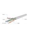 GEMBIRD UPC-6004SE-SOL Gembird kabel instalacyjny skrętka UTP, 4x2, kat. 6, drut CCA, 305m, szary - nr 10