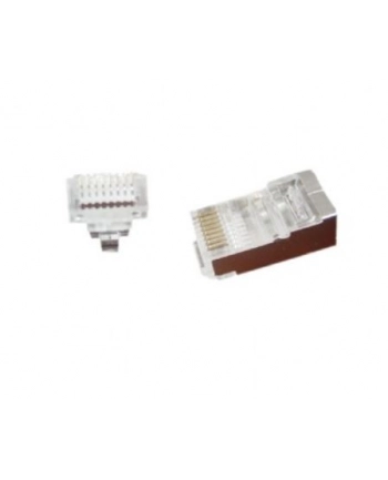 GEMBIRD LC-PTF-01/10 Gembird wtyk sieciowy RJ45 (10 sztuk) przelotowy FTP,8P8C, do drutów i linek nr 2