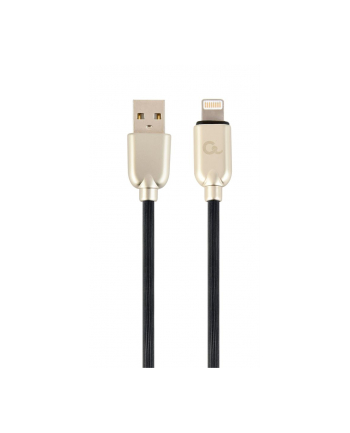 GEMBIRD CC-USB2R-AMLM-2M Gembird Kabel Premium USB do 8-pin (metalowe wtyki, kabel gumowany) 2m, czarny