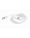 GEMBIRD CCB-mUSB2B-AMBM-6-S Gembird kabel micro USB 2.0 AM-MBM5P 1.8M oplot,wtyki w osłonie metalowej,srebrn - nr 2