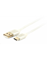 GEMBIRD CCB-mUSB2B-AMCM-6-S Gembird kabel USB-C srebrny oplot nylonowy, metalowe wtyki, 1.8m - nr 1