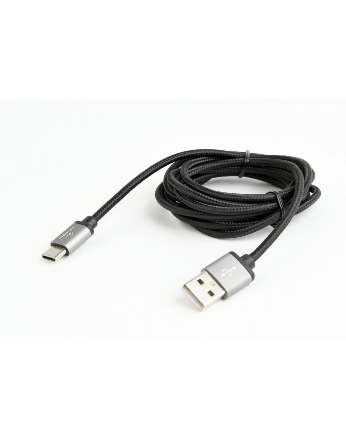 GEMBIRD CCB-mUSB2B-AMCM-6 Gembird kabel USB-C czarny oplot nylonowy, metalowe wtyki, 1.8m główny