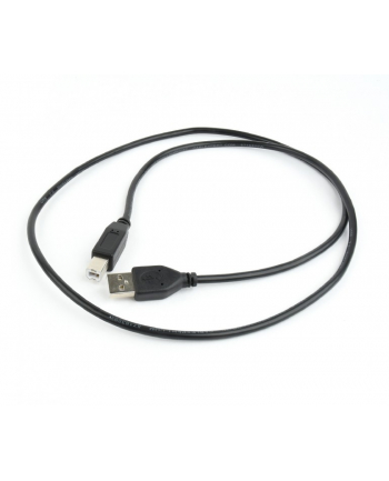 GEMBIRD CCP-USB2-AMBM-1M Gembird AM-BM kabel USB 2.0 1M czarny Niklowane końce (kabel drukarkowy )