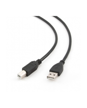 GEMBIRD CCP-USB2-AMBM-1M Gembird AM-BM kabel USB 2.0 1M czarny Niklowane końce (kabel drukarkowy )