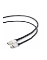 GEMBIRD CCP-USB2-AMCM-2.5M Gembird kabel USB-C 2.0 (AM/CM) metalowe wtyki, oplot nylonowy, 2.5m, czarny - nr 2