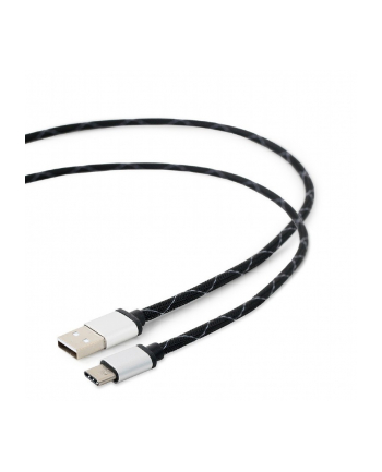 GEMBIRD CCP-USB2-AMCM-2.5M Gembird kabel USB-C 2.0 (AM/CM) metalowe wtyki, oplot nylonowy, 2.5m, czarny