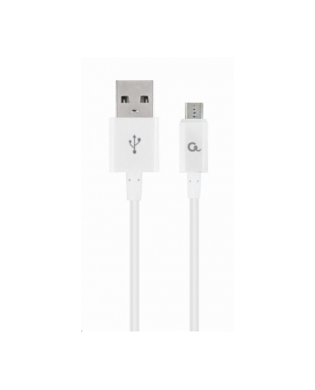 GEMBIRD CC-USB2P-AMmBM-1M-W Gembird kabel micro USB 2.0 AM-MBM5P, ładowanie, transmisja, 1m, biały