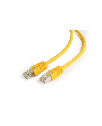 GEMBIRD PP6-0.25M/Y Gembird patchcord RJ45, kat. 6, FTP, 0.25m, żółty