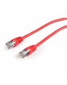 GEMBIRD PP6-0.5M/R Gembird patchcord RJ45, kat. 6, FTP, 0.5m, czerwony - nr 1