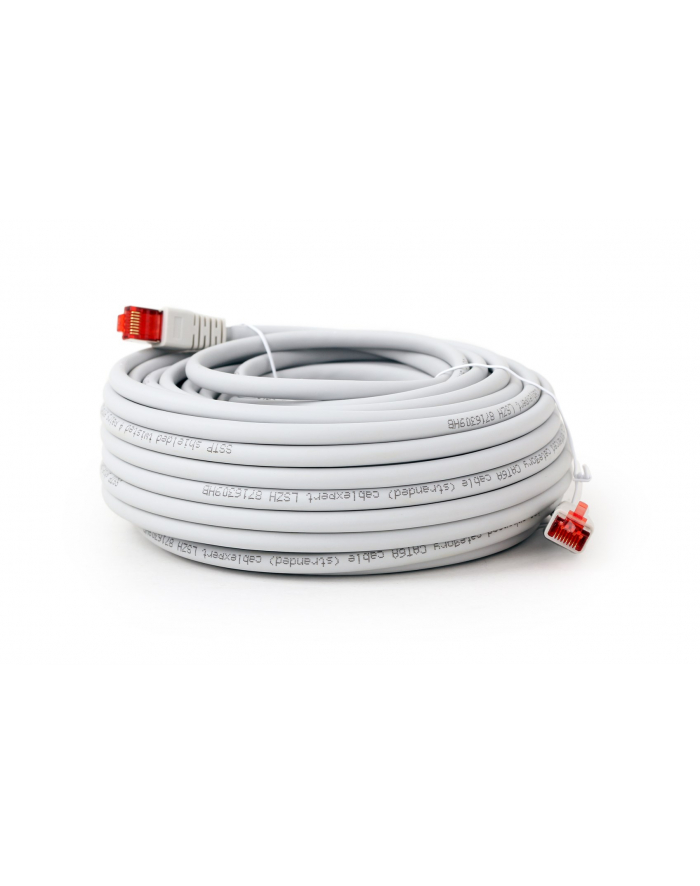 GEMBIRD PP6A-LSZHCU-20M Gembird patchcord RJ45, kat. 6A, SFTP, LSZH, 20m, szary główny