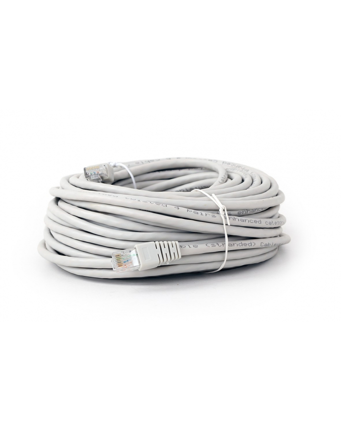 GEMBIRD PP6U-20M Gembird patchcord RJ45, osłonka zalewana, kat. 6, UTP, 20m, szary główny