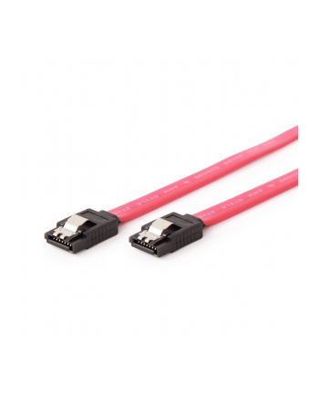 GEMBIRD CC-SATAM-DATA-0.3M Gembird kabel do dysków SATA DATA III (6GB/S) 30cm metalowe zatrzaski czerwony