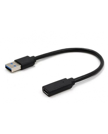 GEMBIRD A-USB3-AMCF-01 Gembird adapter USB 3.1 A męski do USB typu C żeński, 10cm, czarny