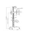 MACLEAN MC-801 Maclean MC-801 Profesjonalny stand wózek aluminiowy max 50kg max VESA 600x400 - nr 5