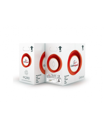 GEMBIRD UPC-6004SE-L Gembird kabel instalacyjny UTP, 4x2, kat. 6, linka, premium CCA, ECA,305m, szary