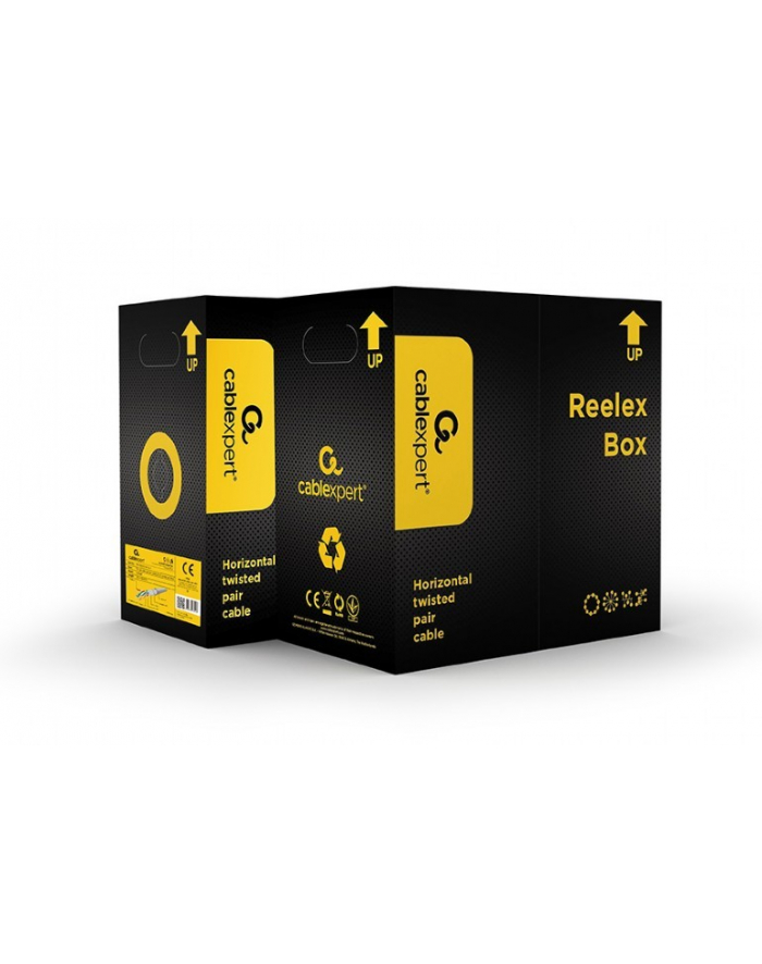 GEMBIRD UPC-6004SE-L Gembird kabel instalacyjny UTP, 4x2, kat. 6, linka, premium CCA, ECA,305m, szary główny