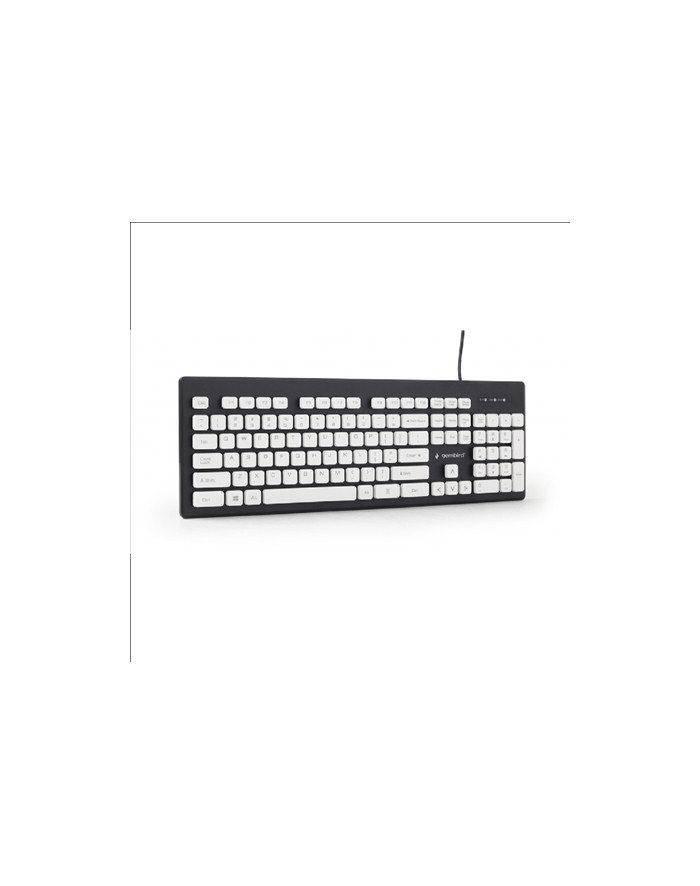 GEMBIRD KB-CH-01 Gembird klawiatura USB, US layout, czarna główny