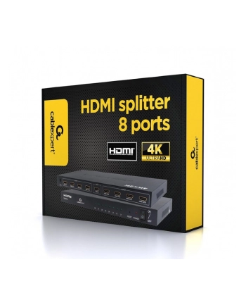 GEMBIRD DSP-8PH4-03 Gembird Video Splitter HDMI 8 portów, 1 Nadajnik -> 8 Odbiorników nr 1