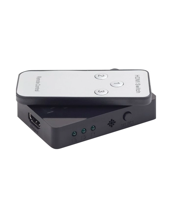 GEMBIRD DSW-HDMI-34 Gembird Przełącznik HDMI 3->1 (3x nadajnik - 1-> obdiornik) główny