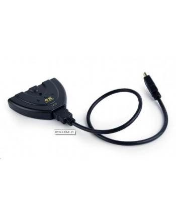 GEMBIRD DSW-HDMI-35 Gembird Przełącznik HDMI 3->1 z wbudowanym kablem nr 2