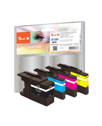 PEACH PI500-74 Ink PEACH PI500-74 Brother LC-1280 MultiPack | bk, c, m, y nr 1