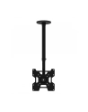 TECHLY 102345 Techly Uchwyt sufitowy do TV LED/LCD/PLAZMA 23-37 45kg regulowany VESA czarn - nr 1