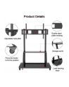 TECHLY 105575 Techly Stojak mobilny do dużych TV LCD/LED/Plazma 55-100 150kg VESA półka - nr 30