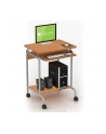 TECHLY 305694 Techly Biurko komputerowe Compact 600x450 z półką na klawiaturę buk/srebrne - nr 2