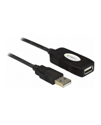 TECHLY 023646 Techly Przedłużacz kabel USB 2.0 aktywny USB A/USB A M/F 10m czarny nr 1