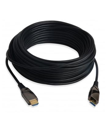 TECHLY 103991 Techly Aktywny kabel optyczny HDMI-HDMI M/M v2.0 Ethernet 3D 4K 30m czarny nr 1