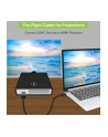 TECHLY 106312 Techly Kabel monitorowy adapter USB-C DP AltMode na HDMI 4K M/M 2m czarny - nr 17