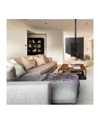 TECHLY 102345 Techly Uchwyt sufitowy do TV LED/LCD/PLAZMA 23-37 45kg regulowany VESA czarn nr 1