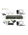 TECHLY 101928 Techly 2-portowy przełącznik KVM DisplayPort/USB 2x1 z podwójnym wideo i audio - nr 33