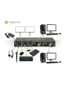 TECHLY 101928 Techly 2-portowy przełącznik KVM DisplayPort/USB 2x1 z podwójnym wideo i audio - nr 7