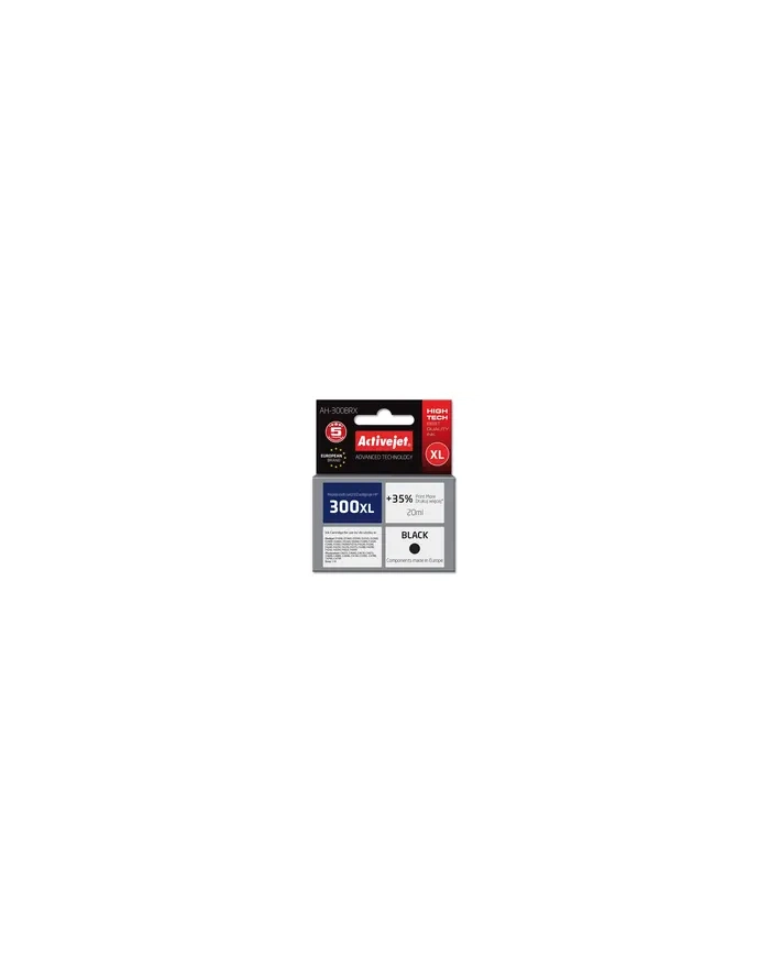 ACTION EXPACJAHP0117 Ink ActiveJet AH-300BRX | Black | 20 ml | Remanufactured | HP CC641EE HP 300XL główny