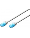 DIGITUS DK-1512-0025/WH DIGITUS Kabel patch cord UTP, CAT.5E, biały , 0.25m, 15 LGW - nr 9