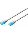 DIGITUS DK-1512-0025/WH DIGITUS Kabel patch cord UTP, CAT.5E, biały , 0.25m, 15 LGW - nr 10