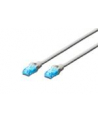 DIGITUS DK-1512-0025/WH DIGITUS Kabel patch cord UTP, CAT.5E, biały , 0.25m, 15 LGW - nr 1