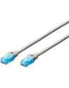 DIGITUS DK-1512-0025/WH DIGITUS Kabel patch cord UTP, CAT.5E, biały , 0.25m, 15 LGW - nr 3