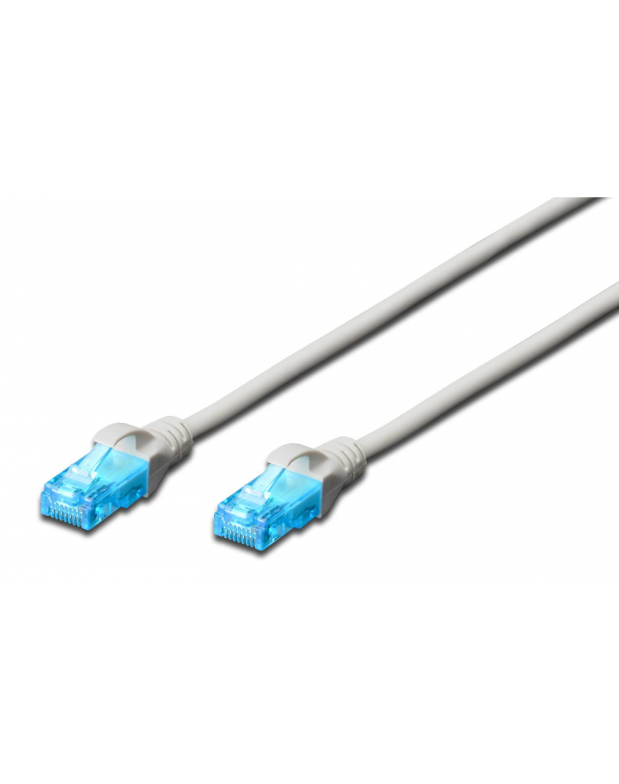 DIGITUS DK-1512-0025/WH DIGITUS Kabel patch cord UTP, CAT.5E, biały , 0.25m, 15 LGW główny