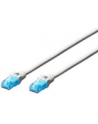 DIGITUS DK-1512-005/WH DIGITUS Kabel patch cord UTP, CAT.5E, biały, 0.5m, 15 LGW - nr 15