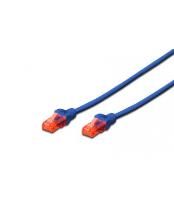 DIGITUS DK-1512-015/B Kabel Digitus patch cord UTP, CAT.5E, niebieski, 1,5m, 15 LGW