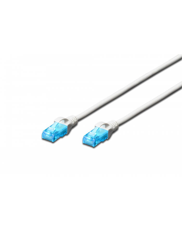DIGITUS DK-1512-030/WH DIGITUS Kabel patch cord UTP, CAT.5E, biały, 3.0m, 15 LGW główny
