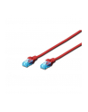 DIGITUS DK-1512-070/R Kabel Digitus patch cord UTP, CAT.5E, czerwony, 7,0 m, 15 LGW - nr 3