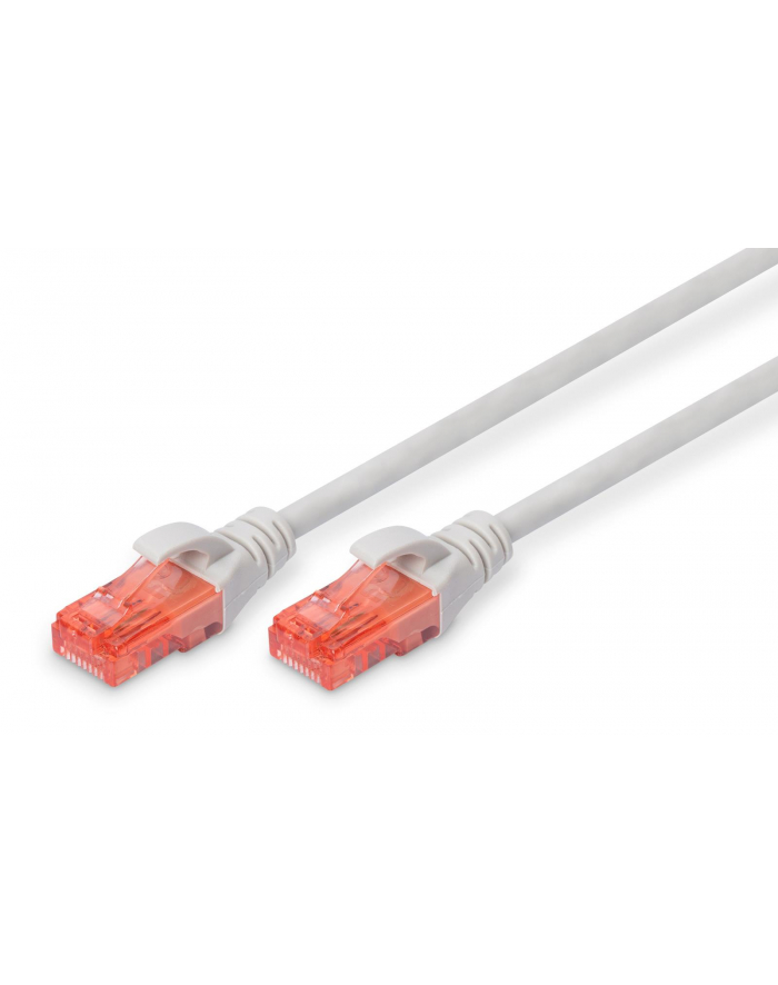 DIGITUS DK-1612-0025 Kabel Digitus patch cord UTP, CAT.6, szary, 0,025m, 15 LGW główny