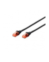 DIGITUS DK-1612-005/BL Kabel Digitus patch cord UTP, CAT.6, czarny, 0,5m, 15 LGW - nr 13