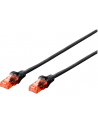 DIGITUS DK-1612-010/BL Kabel Digitus patch cord UTP, CAT.6, czarny, 1,0 m, 15 LGW - nr 8