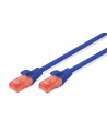 DIGITUS DK-1612-050/B Kabel Digitus patch cord UTP, CAT.6, niebieski, 5,0m, 15 LGW - nr 6